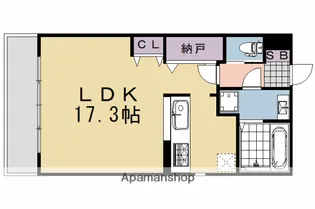 カローレ御所南【401号室】の間取り