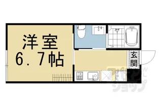 サンクトスコート五条室町【404号室】の間取り