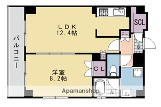 ロックフィールド【401号室】の間取り