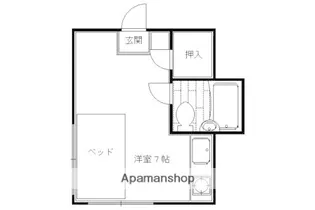 もがみマンション【209号室】の間取り