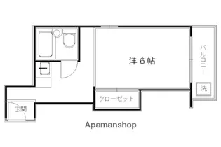 京都府京都市上京区中御門横町【マンション】の間取り