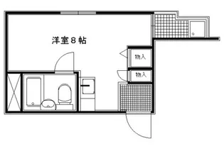 HAMASO京都今出川【302号室】の間取り