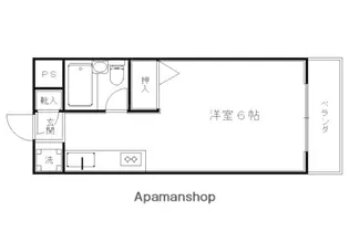 マーク西陣【104号室】の間取り