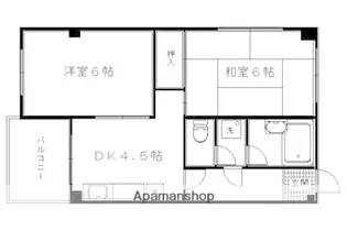 京都府京都市上京区大黒屋町【マンション】の間取り