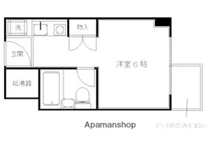 コスモリード京都今出川【305号室】の間取り