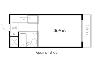 ロイヤルレジデンス生水【203号室】の間取り