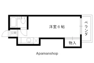 ヴィラ鈴木【207号室】の間取り