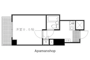 京都府京都市上京区三町目【マンション】の間取り