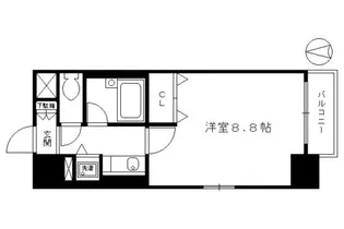 アクシルコート堀川今出川【305号室】の間取り