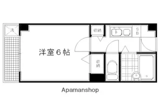 1Kの間取り画像