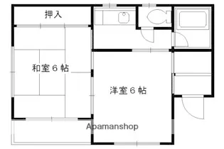マンション中野【201号室】の間取り