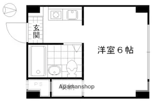 プチ パレ【103号室】の間取り