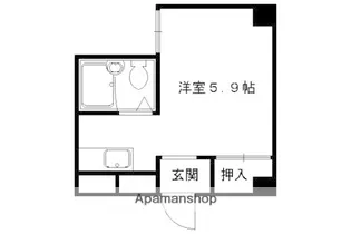 コーポ千尋【506号室】の間取り