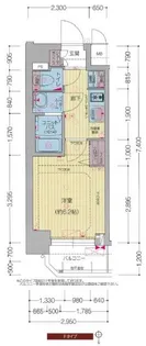 プレサンス THE KYOTO 吉祥院【0620号室】の間取り