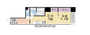 クリスタルガーデン【204号室】の間取り