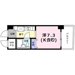 GLOIRE烏丸五条【9階】の間取り
