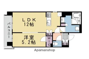 CALM姉小路通【304号室】の間取り
