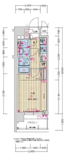 プレサンス 京都室町通 紫水【0207号室】の間取り