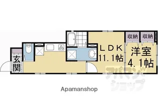カイム【1F号室】の間取り