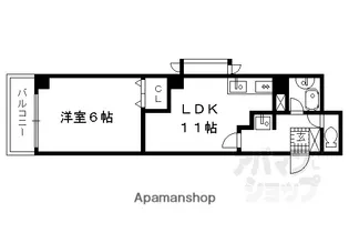 サンモリタ【208号室】の間取り