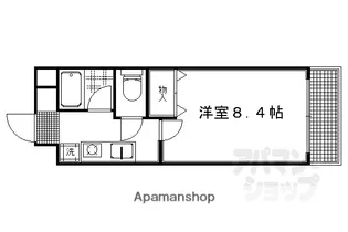京都府京都市上京区笹屋4丁目笹屋町通千本西入【マンション】の間取り