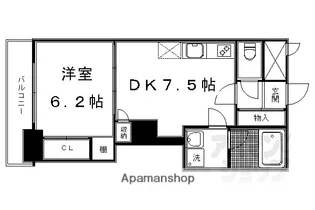 京都府京都市上京区薬師町大宮通今出川下る【マンション】の間取り