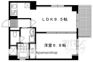 智恵光院ハイツ【201号室】の間取り