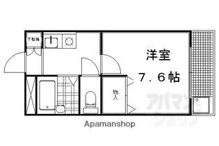 1Kの間取り画像