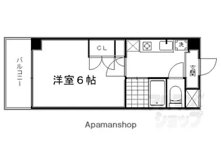 1Kの間取り画像