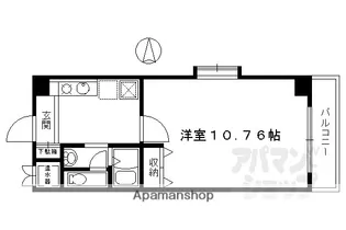 メディナ三条室町【3A号室】の間取り