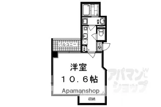 カーサ ヴェルデ西洞院【504号室】の間取り