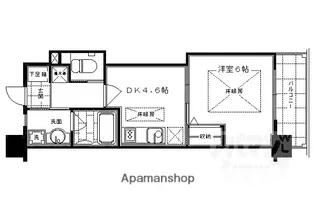 SーFORT二条城前【1402号室】の間取り