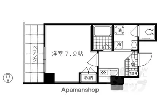 1Kの間取り画像