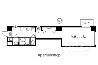 ビレイユ眞英烏丸五条【203号室】の間取り