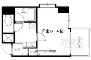 ベラジオ四条堀川【1005号室】の間取り