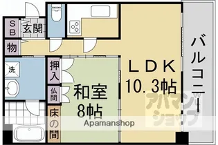 カーサ葵【305号室】の間取り