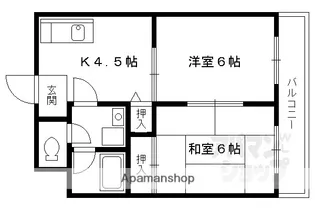 ハイツウィンズ【105号室】の間取り