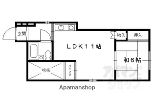 ルポール麩屋町【3階】の間取り