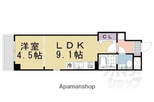 More五条2【3階】の間取り