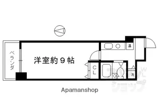 メロディハイム松原【802号室】の間取り