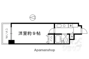 メロディハイム松原【203号室】の間取り