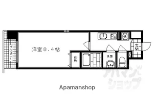 ラパス高辻【403号室】の間取り