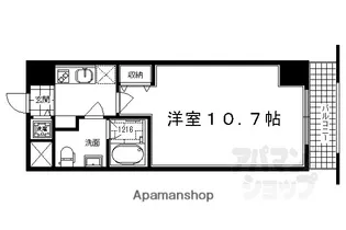 クリスタルグランツ京都高辻【702号室】の間取り