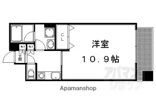 宝源ビル【1008号室】の間取り