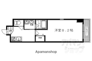 エベンエゼル三条【102号室】の間取り