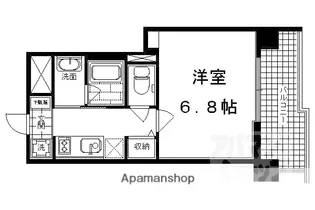 アスヴェル京都堀川高辻【301号室】の間取り