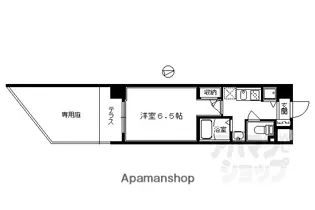 ラナップスクエア京都鴨川【101号室】の間取り