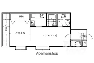 たけうちビル【301号室】の間取り
