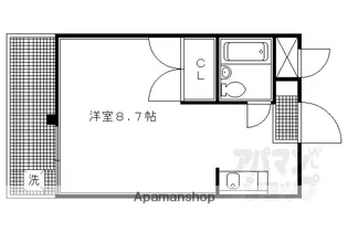 第35長栄クリーンハイツ山黄【306号室】の間取り