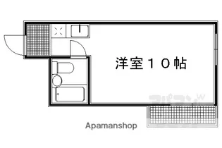 新町シャルム春奈【106号室】の間取り